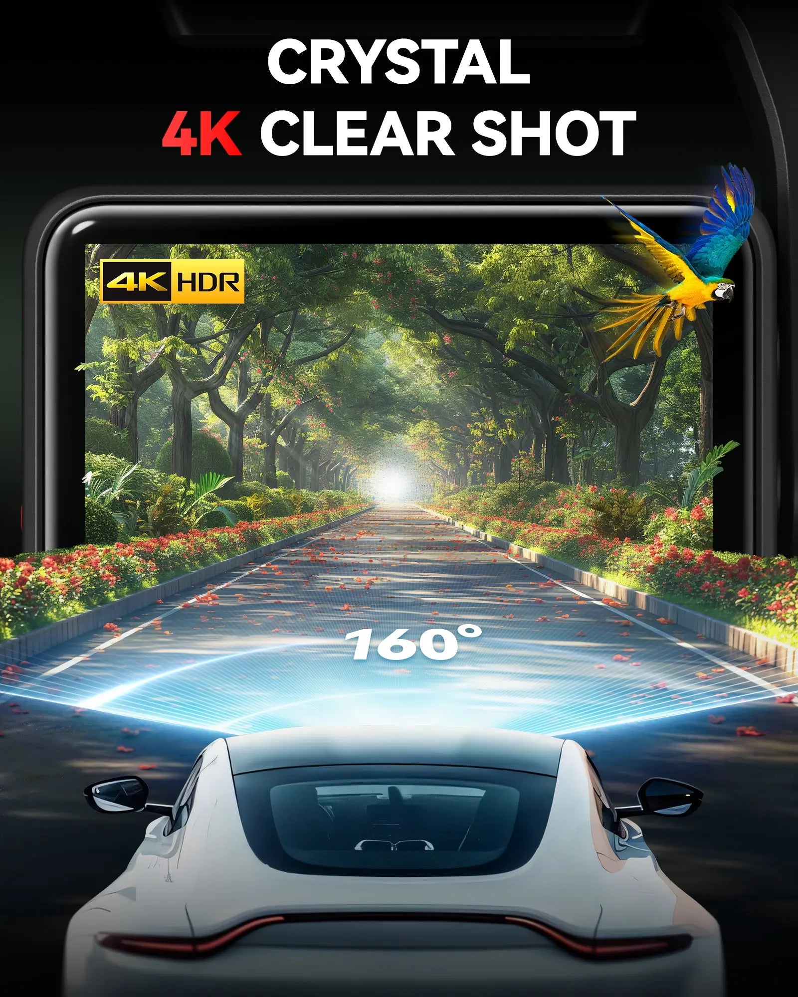 Redtiger F4 4K Voice Control Dash Cam