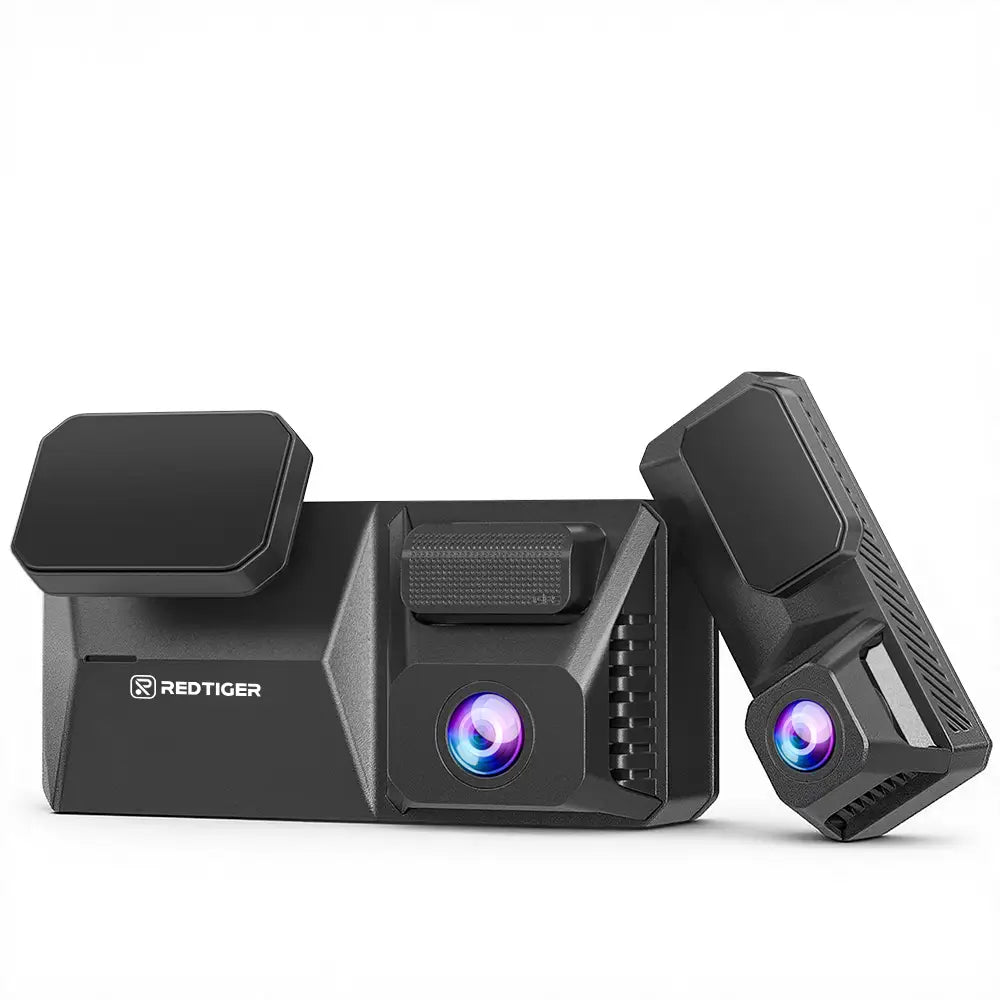 F77 STARVIS 2 4K+4K Dual IMX678 Voice Control 5.8GHz WIFI Dash Cam F77