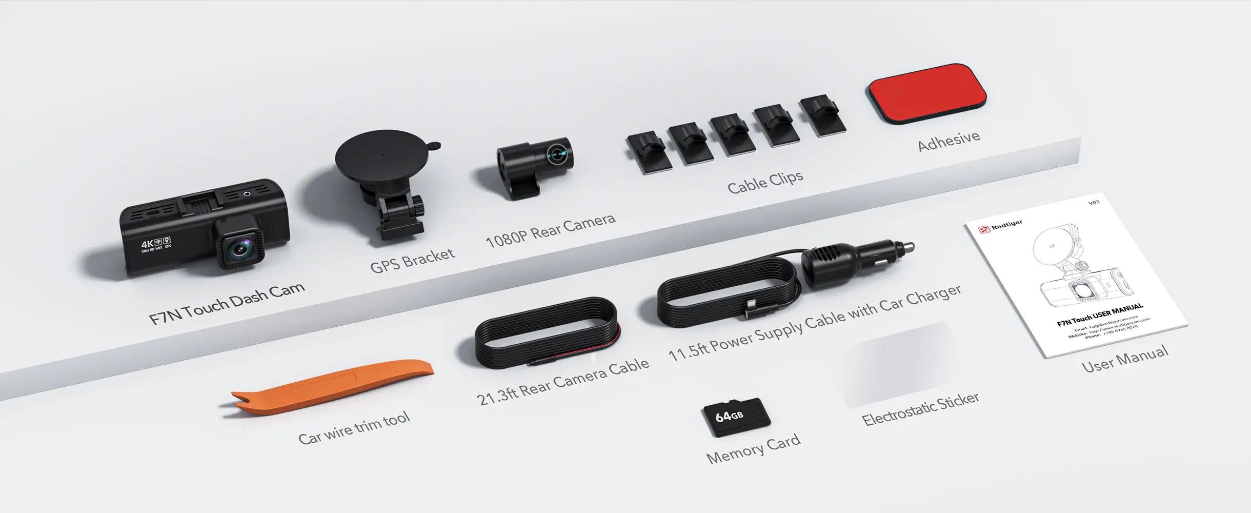 Redtiger F7NT Dash Cam