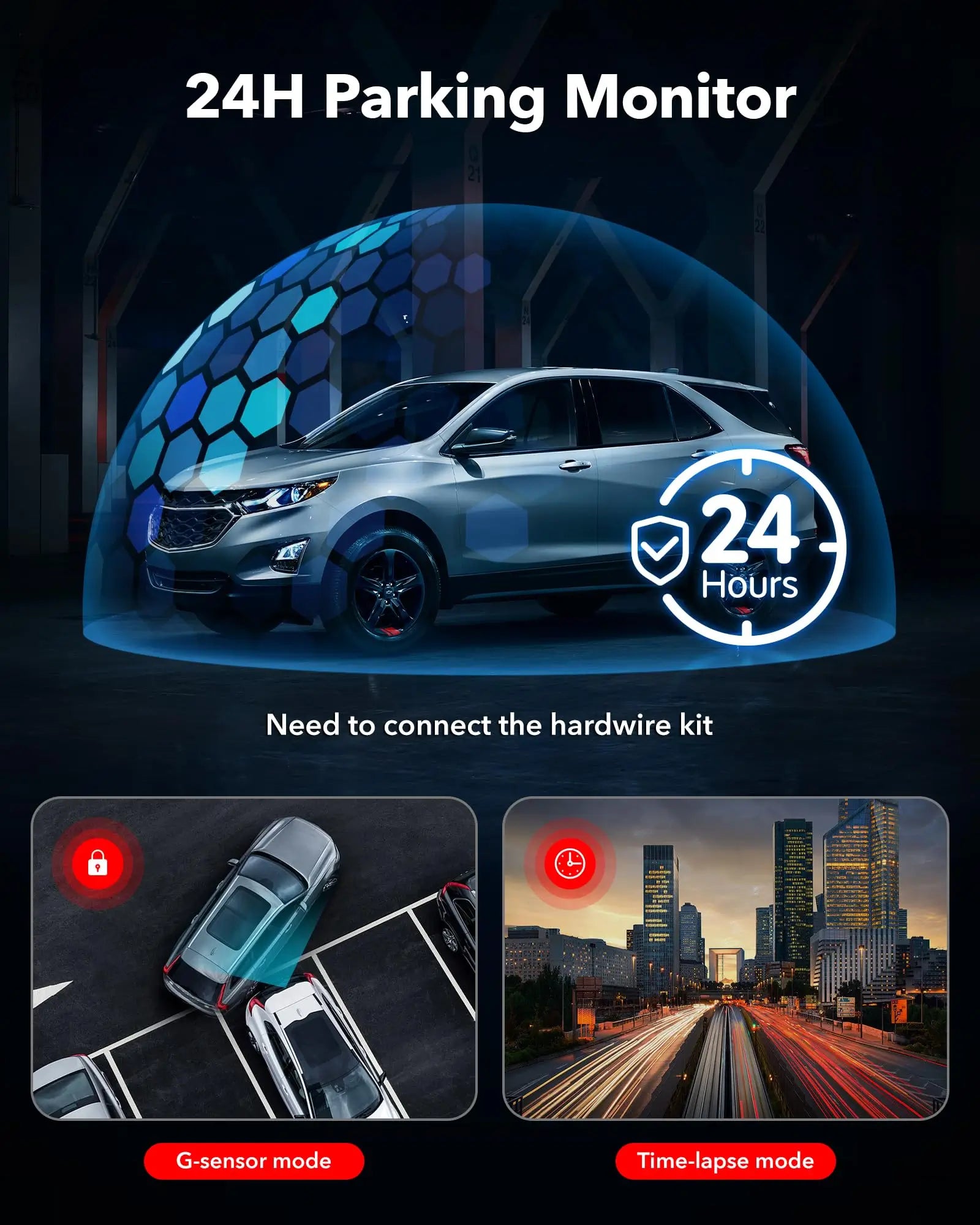 Redtiger F7NP 4K Front Rear Dash Cam F7NP