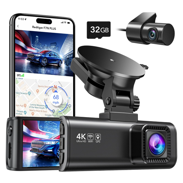 Redtiger F7NP 4K Front Rear Dash Cam Hot Sales REDTIGER Dash Cam   