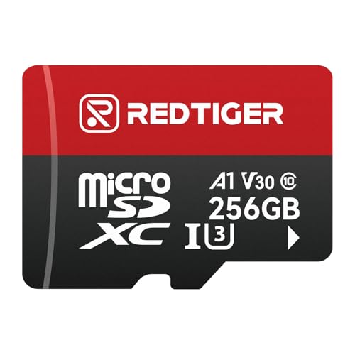 Redtiger 256GB SD Card For Dash Cam Class 10 U3