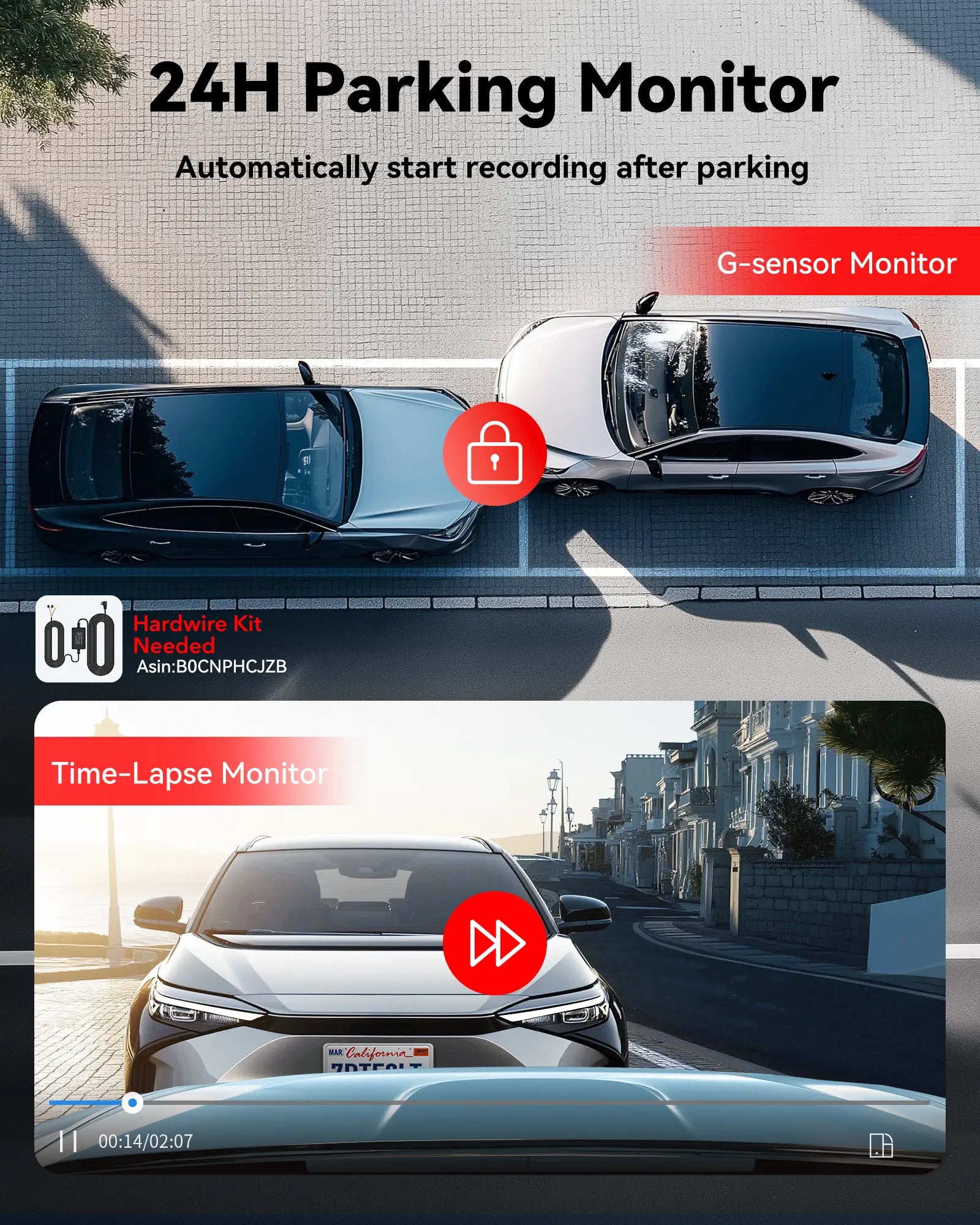 REDTIGER F9 Lite 4K Front Mini Dash Cam
