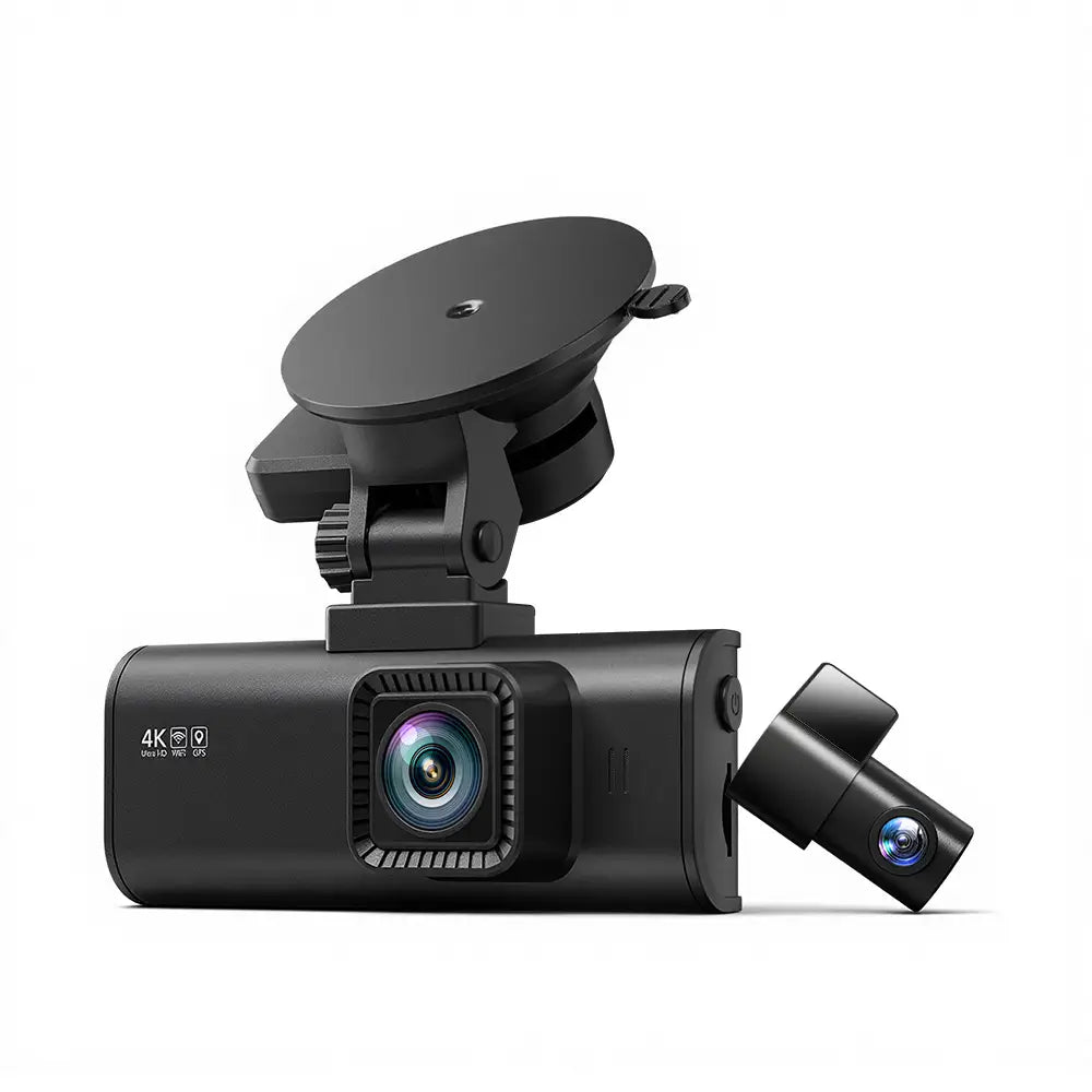 Redtiger F7NP  4K Front + 1080P Rear Dash Cam, STARVIS 2 Sensor, 5.8GHz WiFi 6 (Up to 20MB/s) GPS, WDR & HDR Night View, 170° Wide Angle, Heat-Resistant, Parking Mode, 128GB Card Included