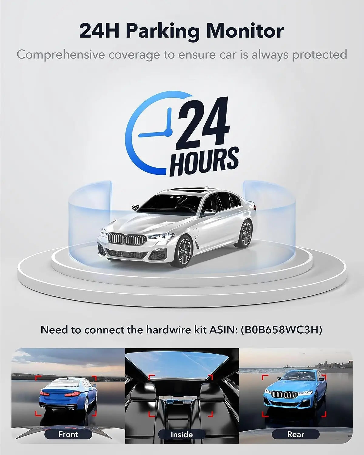 Redtiger F17 4K 3-Channel 5G Wifi Dash Cam