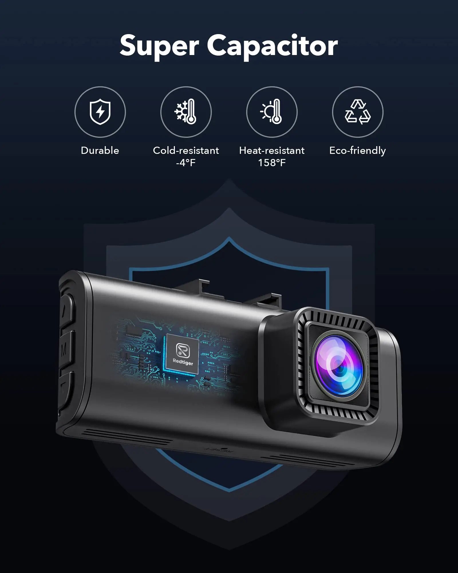 Redtiger F7NP 4K Front Rear Dash Cam